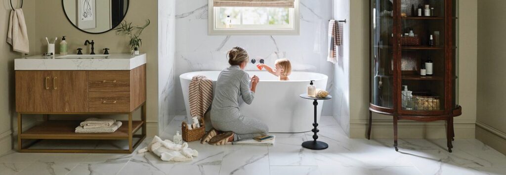 Bathroom tile flooring | All Floors & More